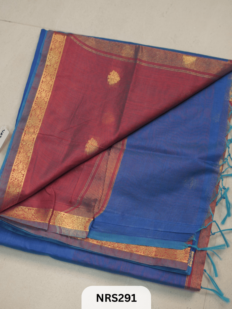 CHANDERI INSPIRED MAHESWARI SAREE