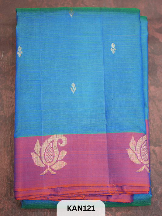 KANCHIPURAM BUTTA BORDER SAREE