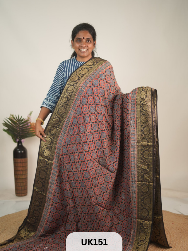 DOLA AJRAKH SAREE