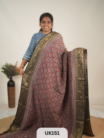 DOLA AJRAKH SAREE