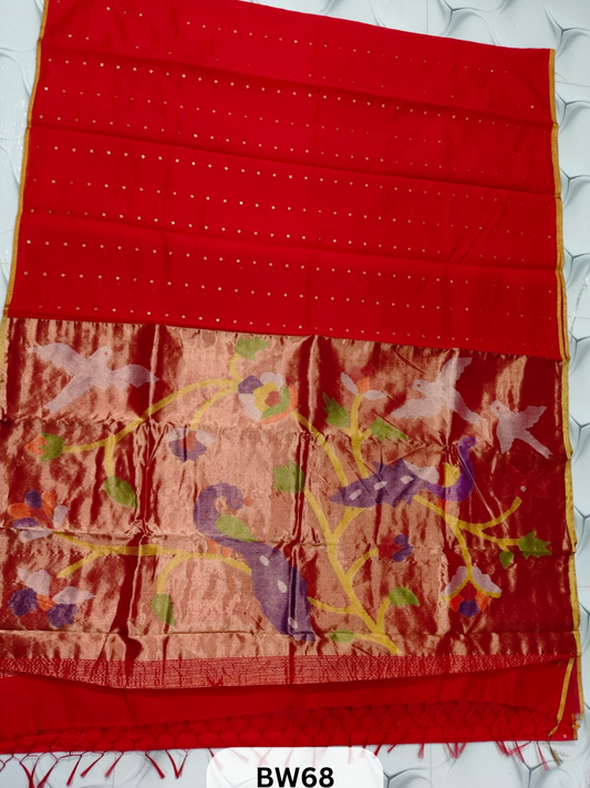 MUSLIN JAMDHANI PAITHANI 🍁💐