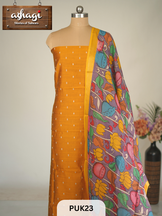 PENKALAMKARI SALWAR SUIT - 2PCS