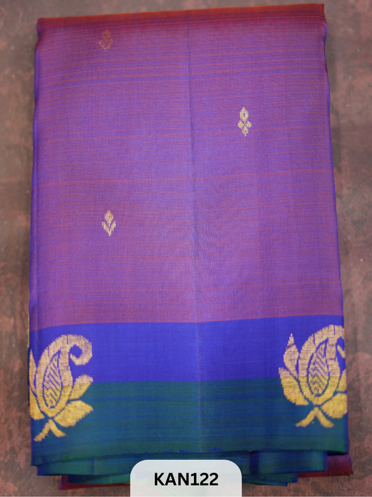 KANCHIPURAM BUTTA BORDER SAREE