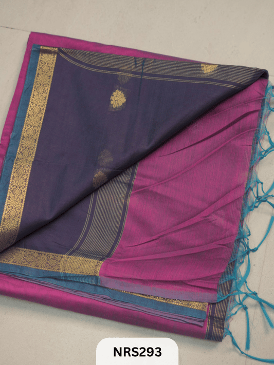 CHANDERI INSPIRED MAHESWARI SAREE