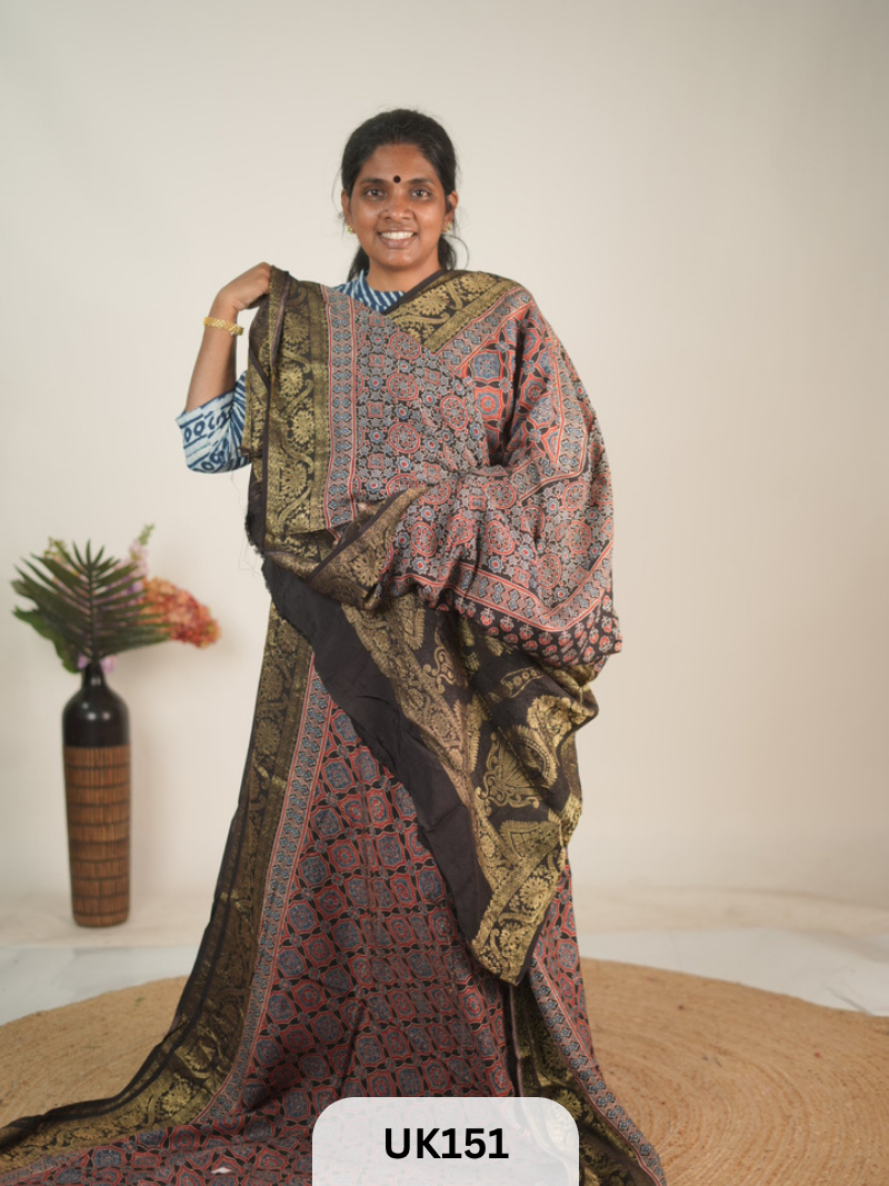 DOLA AJRAKH SAREE