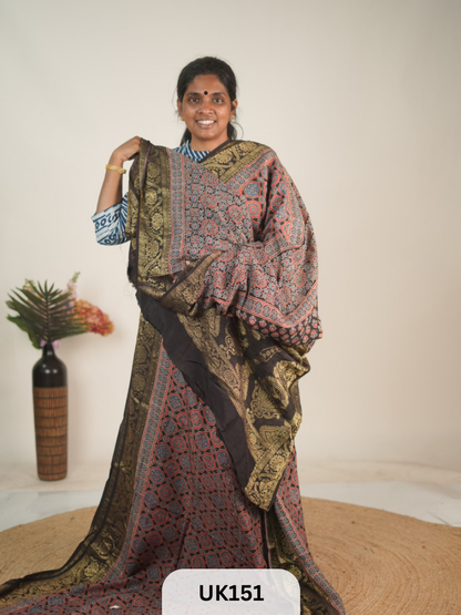 DOLA AJRAKH SAREE