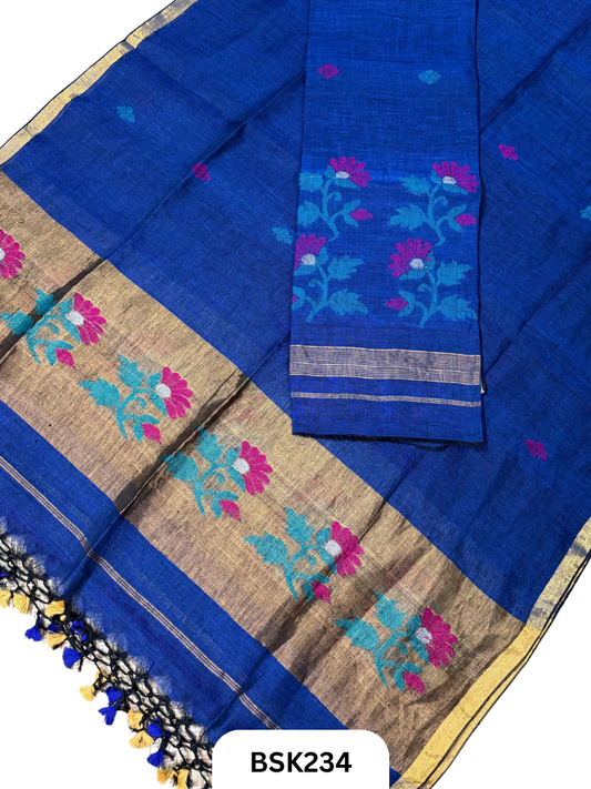 Pure Jayashree Linen By Linen - Top 2.6 Duppatta