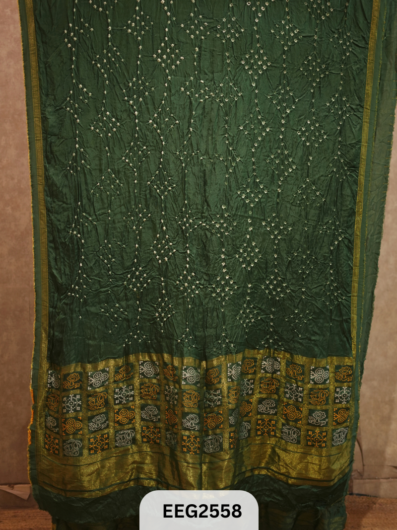 MODAL FUSIOIN SAREE WITH DOLA BORDER - EXCLUSIVE