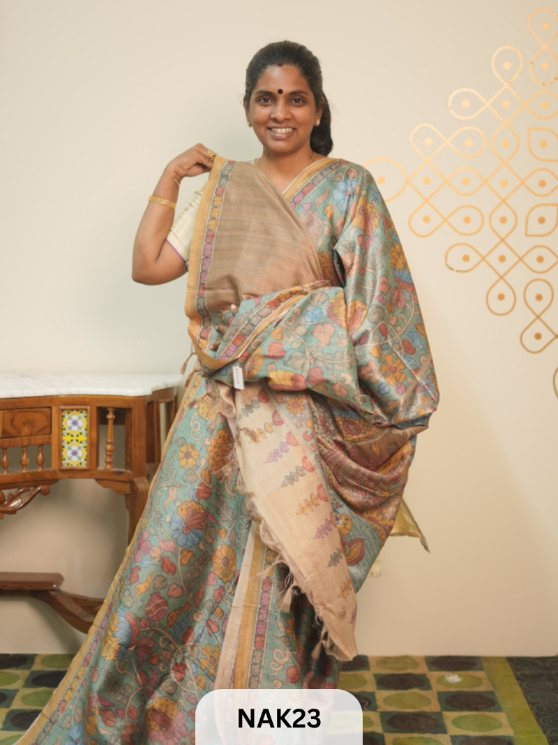 SEMI  PENKALAMKARI SAREE