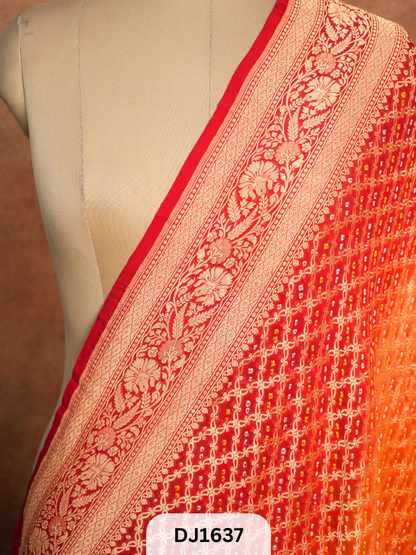 BANARASI GEORGETTE BANDHEJ DUPPATTA