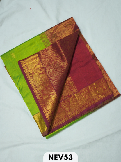 RICH PALLU WITH BUTTA SILK COTTON SAREE