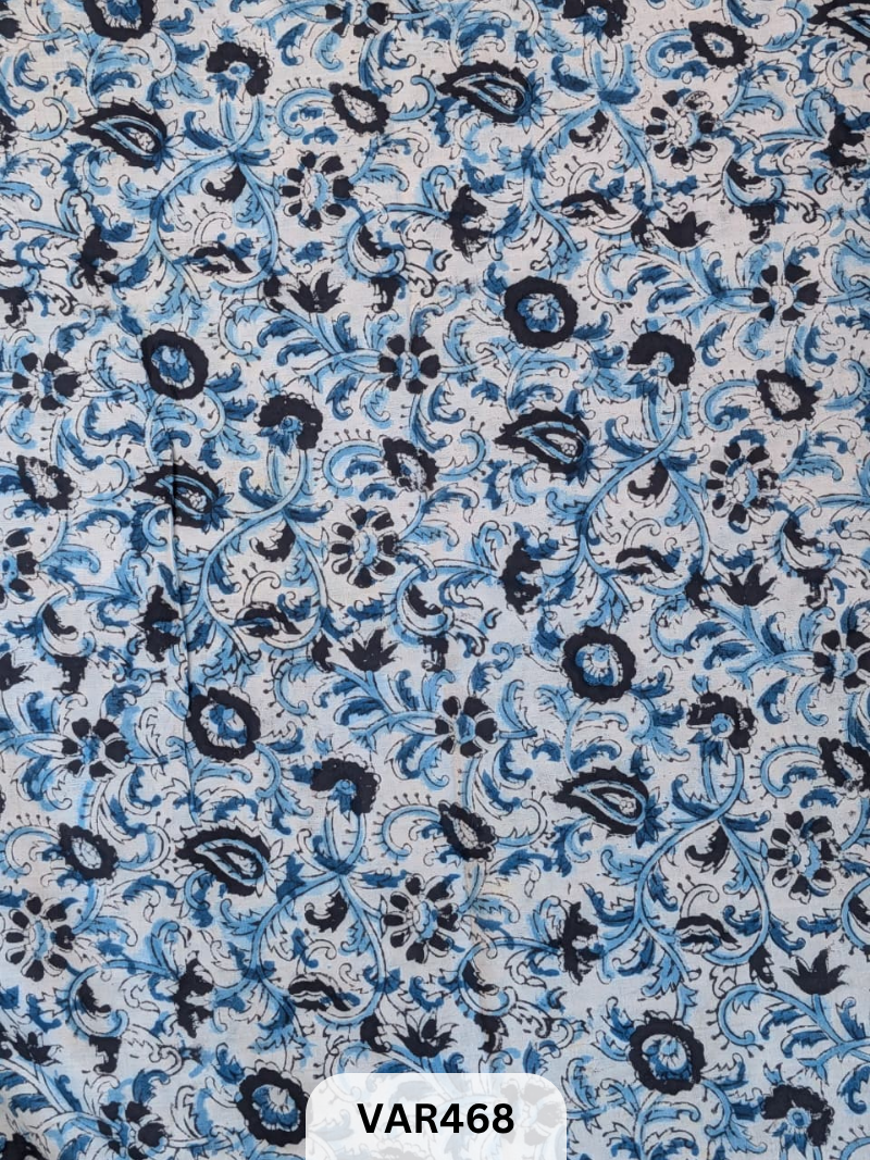 Kalamkari Hand printed - Fabric -1mtr
