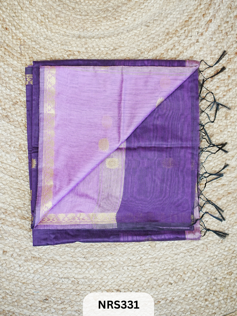 CHANDERI INSPIRED MAHESWARI SAREE