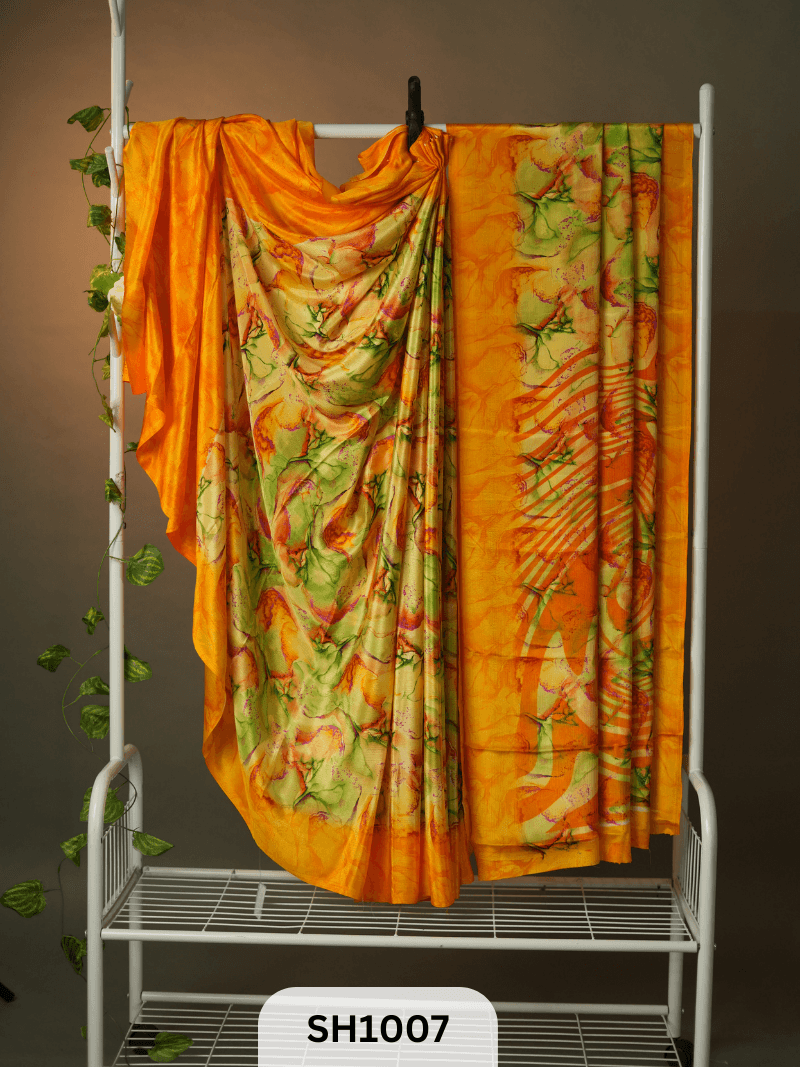 Magic Crape Saree Saree Story with Shanmuga Priya