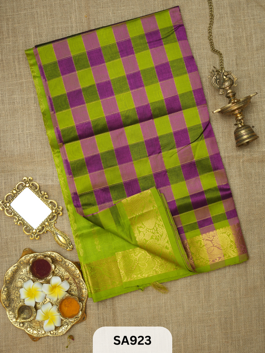 PURE HANDLOOM SILK COTTON SAREE | KANDANGI SAREE