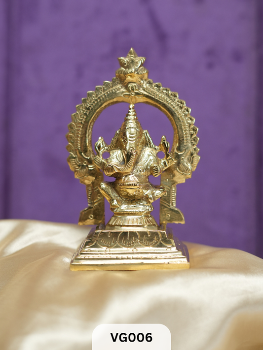 HANDCRAFTED BRASS GANESHA STATUE