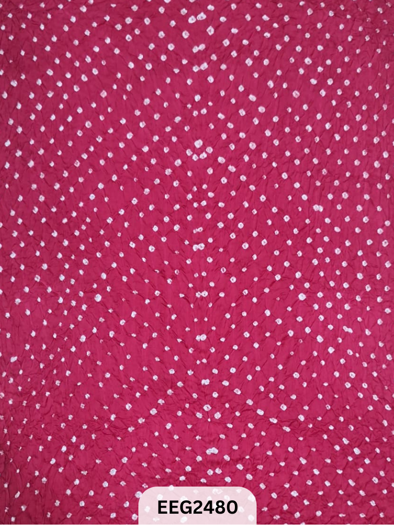 PLAIN MODAL BANDHEJ RUNNING FABRIC-1 MTR