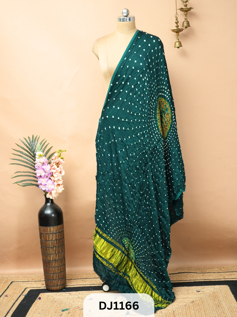 BANDHANI BORDERLESS WITH LAGDI PATTA - DUPATTA