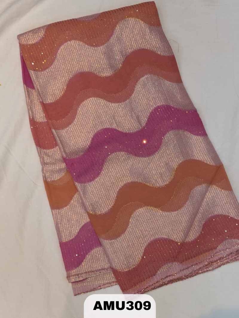 BANARAS RUSSIAN SILK SAREE WITH PRINTED