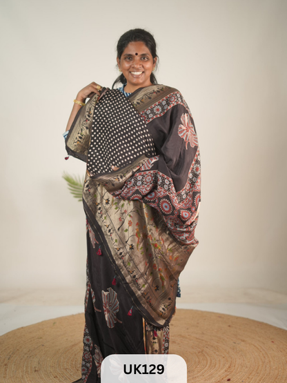 DOLA AJRAKH SAREE