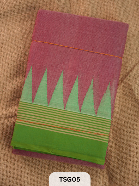 HANDLOOM THAZHAMPOO COTTON BY COTTON