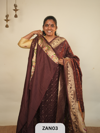 BANARASI BANDHINI WITH PAITHANI BORDER SAREE