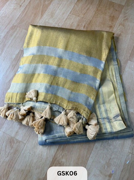 Pure Mul Tissue Saree