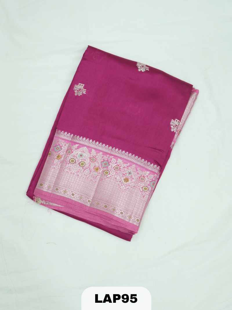 Banaras kora dupion silk saree