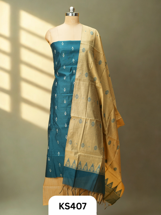 Dupion Silk 3-Piece Salwar Suit