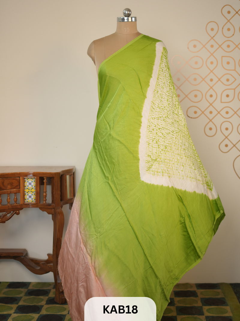 MODAL WITH HAND SHIBORI DUPPATA 2.5MTR