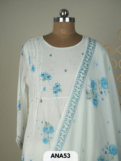 Mul cotton 3 pcs salwar set