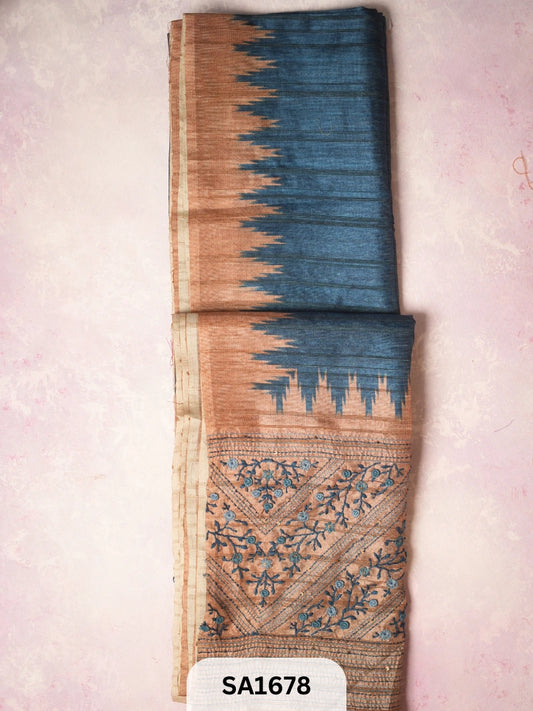 JUTE LINEN SAREE