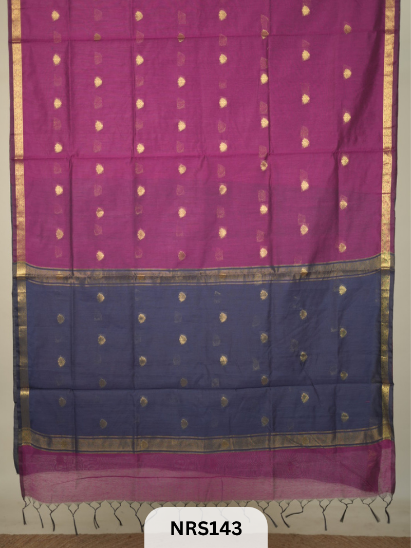 CHANDERI INSPIRED MAHESWARI SAREE