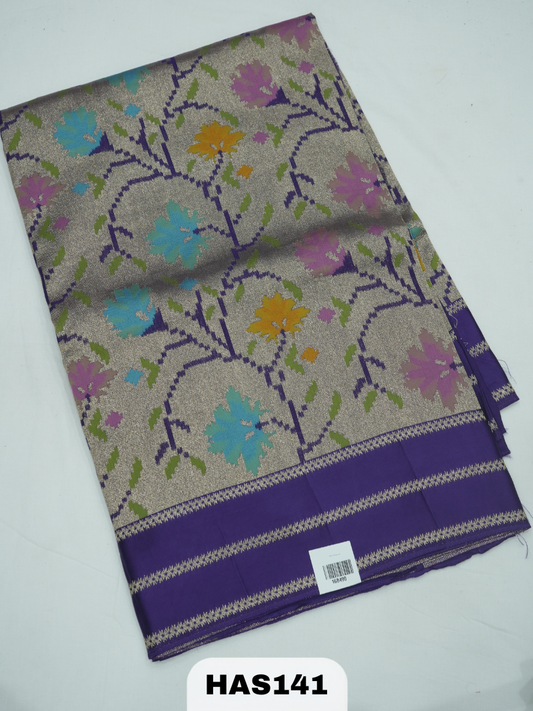 BANARAS TISSUE JAMDHANI SAREE WITH BORDER