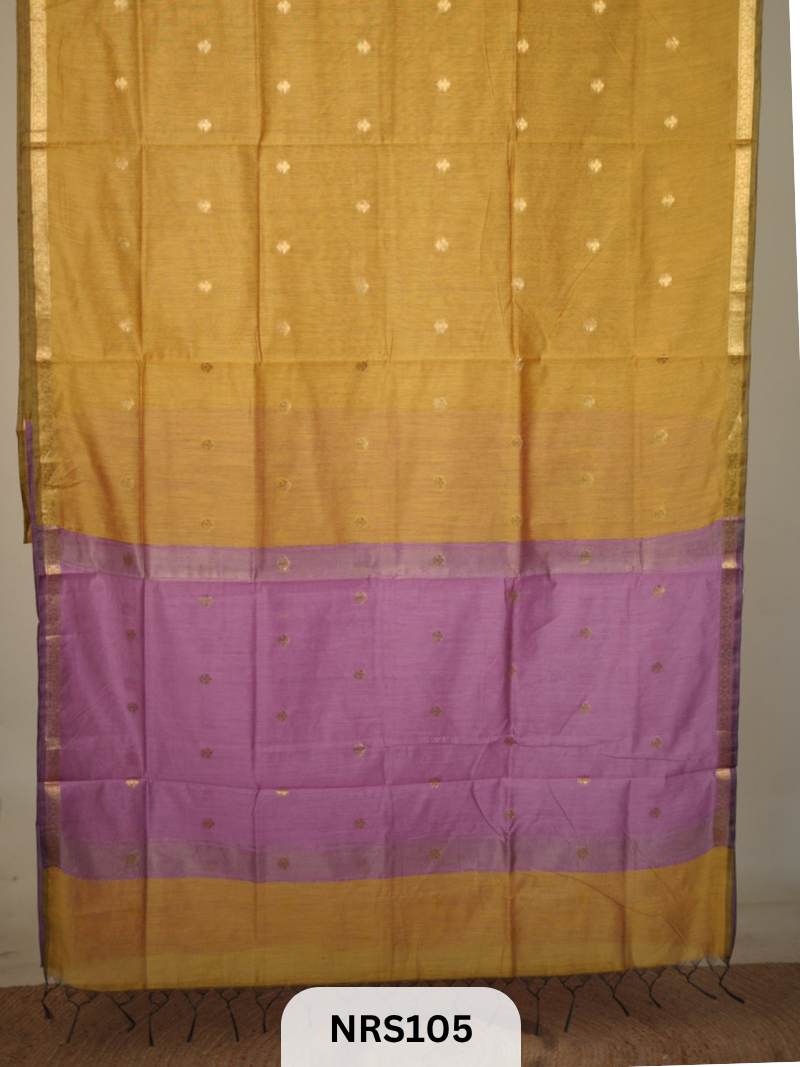 CHANDERI INSPIRED MAHESWARI SAREE