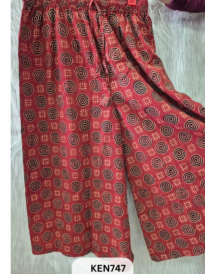 COTTON NATURAL PROCESS PALAZO (22-40INCH)