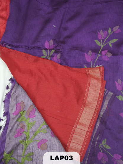 BANARAS PURE RAW SILK JAMDHANI WEAVING SAREE