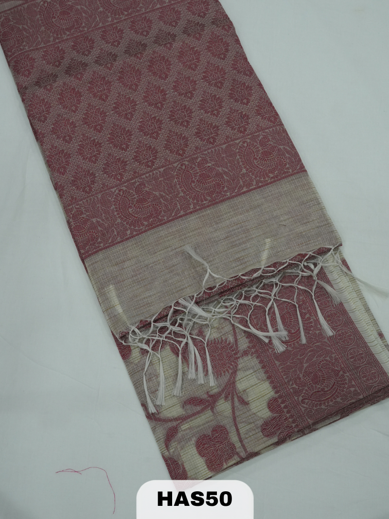 BANARAS COTTON JACQUARD SAREE