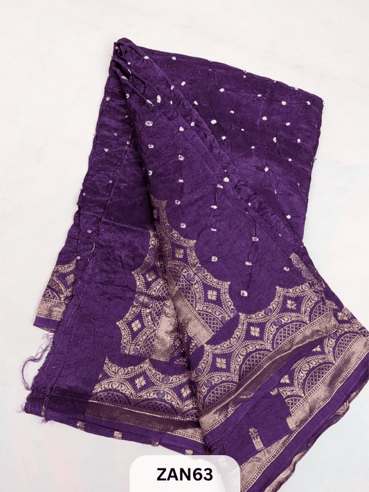 BANARASI WITH BANDHINI SAREE