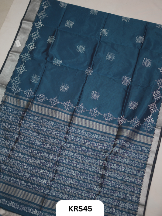 Mangalagiri Handblock Kollam Saree - DIWALI SPECIAL