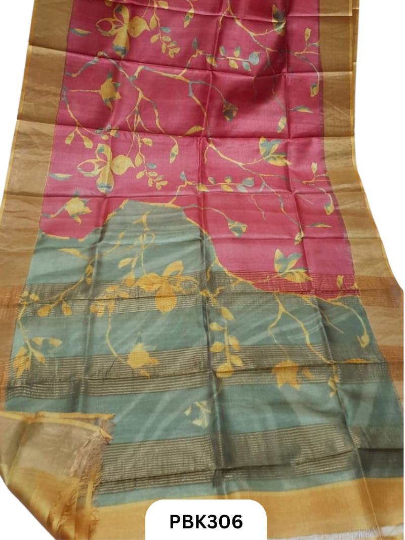 Pure Handloom Tussar Silk Saree