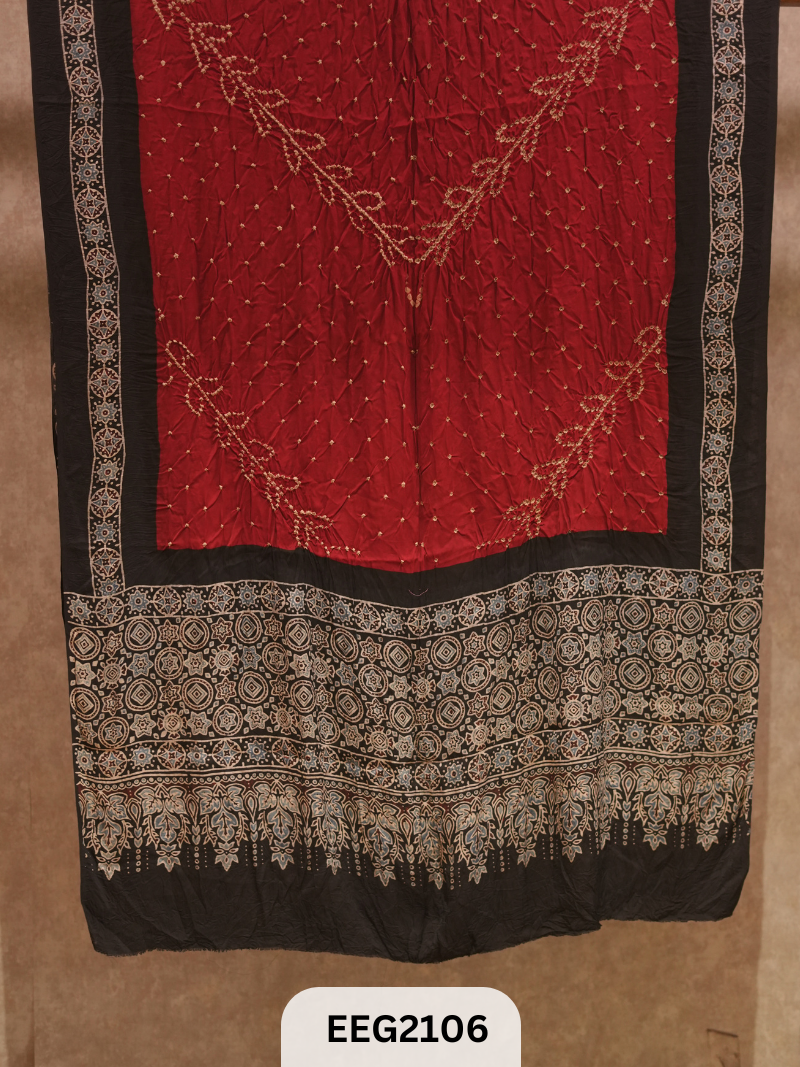 MODAL AJRAKH BHANDHEJ DUPPATTA
