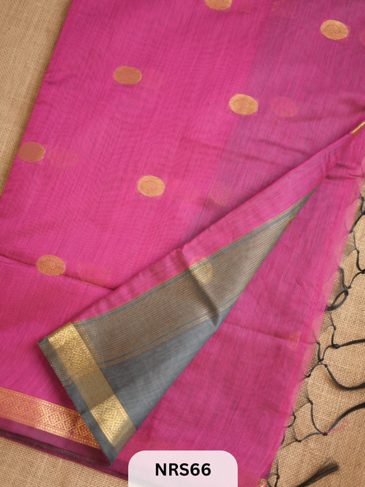 CHANDERI INSPIRED MAHESWARI SAREE