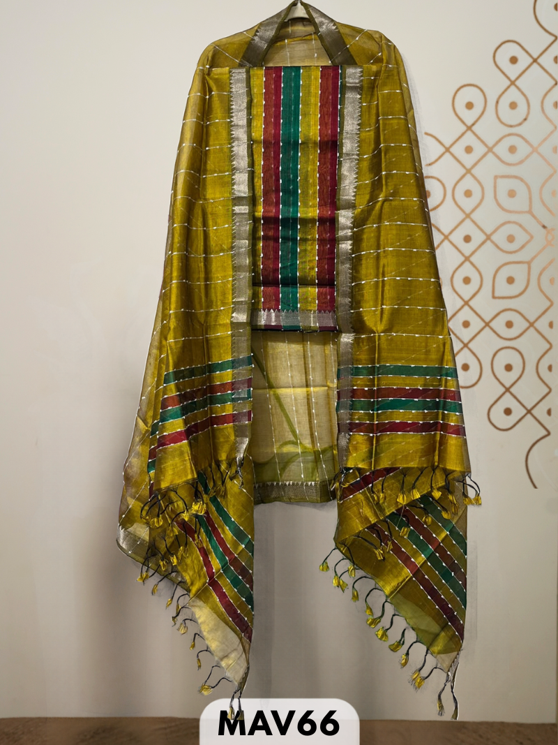 Mangalagiri pattu 2 pcs salwar suit