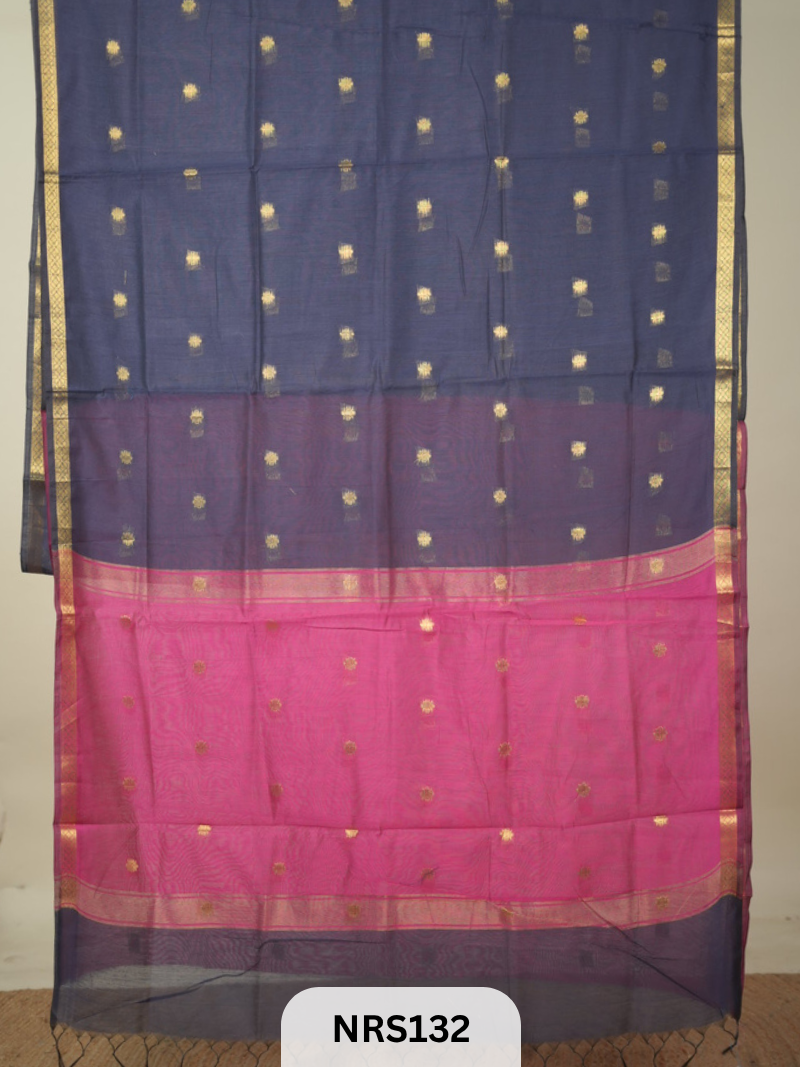CHANDERI INSPIRED MAHESWARI SAREE