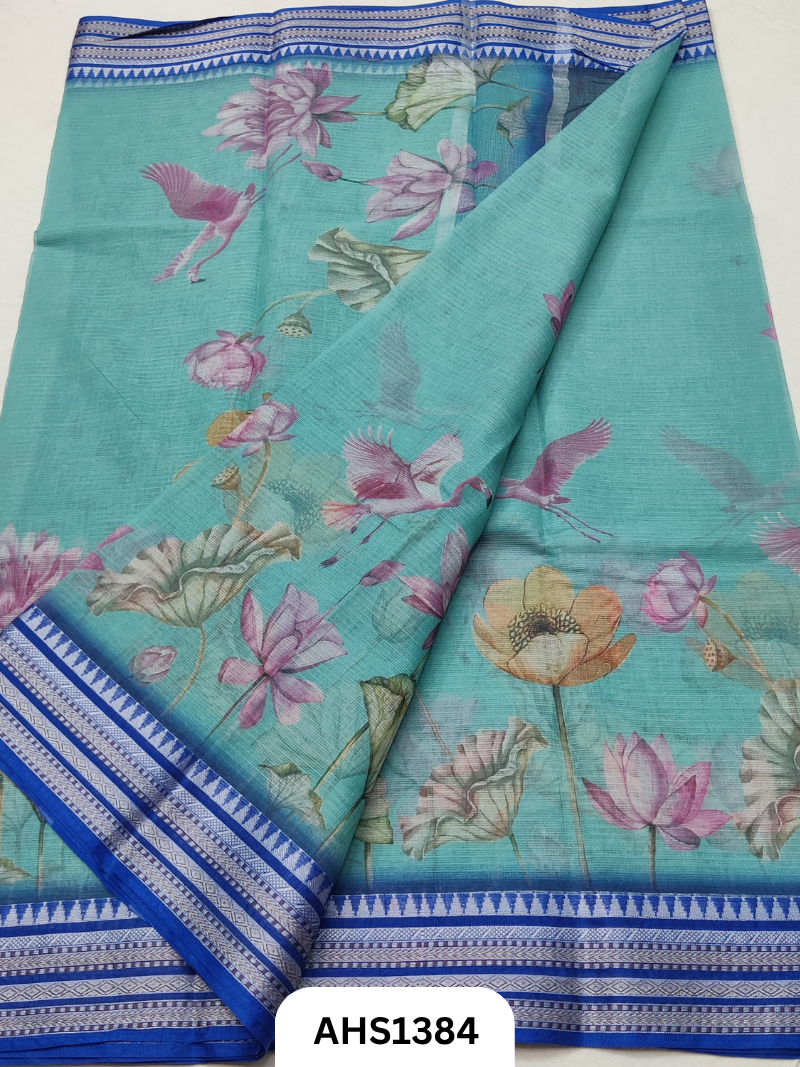 Pure Kota Cotton Digital Print Saree