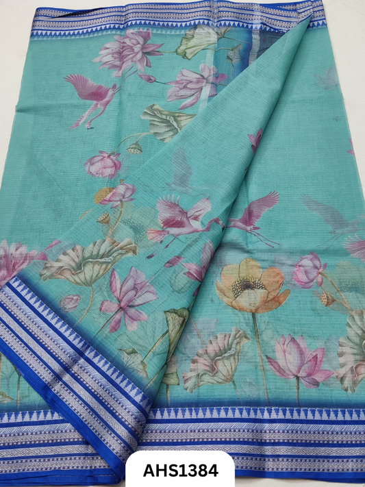 Pure Kota Cotton Digital Print Saree