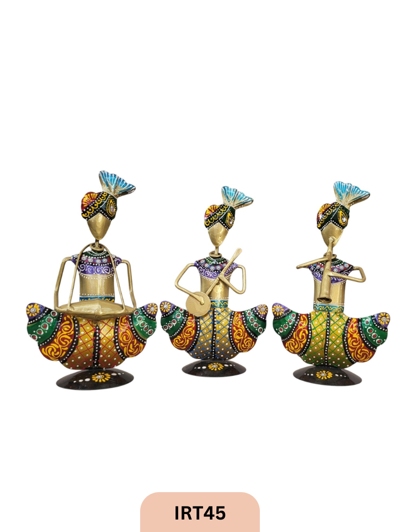 MINI SARDAR RAJASTHANI MUSICIANS SET OF 3