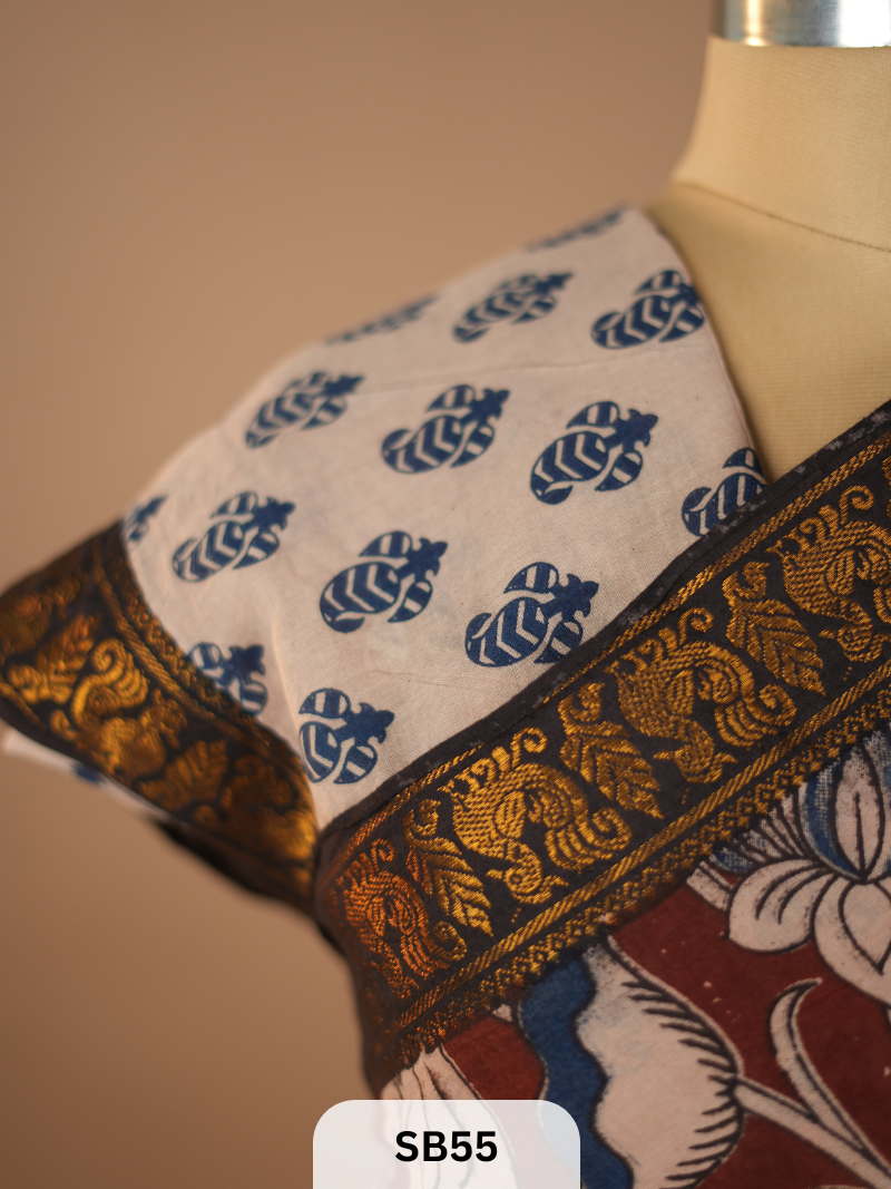 SUNGUDI X KALAMKARI SAREE