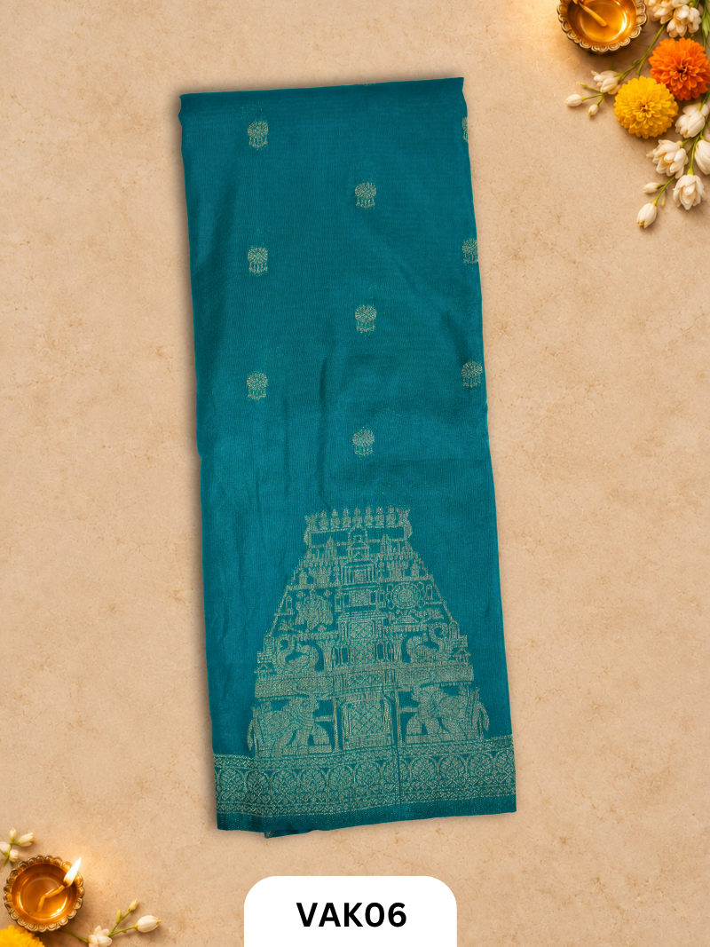 Banarasi Viscose Temple Weaving saree